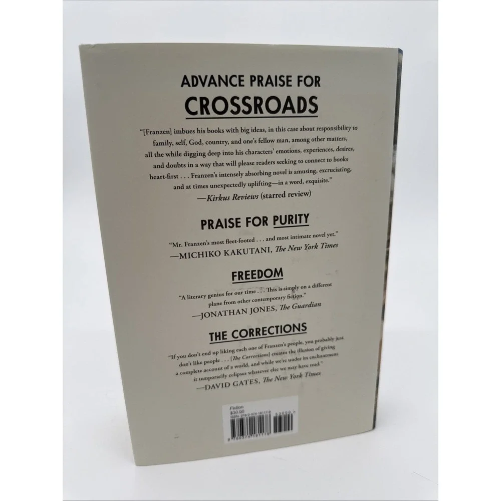 Crossroads SIGNED Jonathan Franzen 2021 1st. ed HC/DJ Historical Fiction Novel